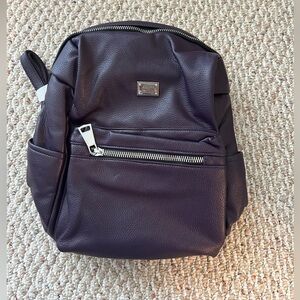 New Purple Leather Backpack